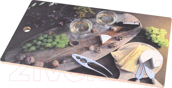 Изображение товара Разделочная доска Мультидом Сырная фантазия МТ18-25