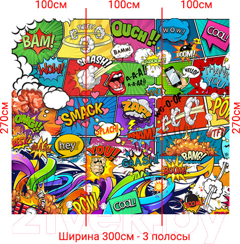 Изображение товара Фотообои листовые Arthata Fotooboi-44 (300x270)