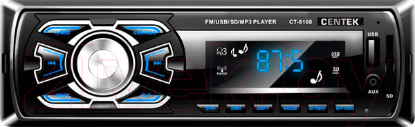 Изображение товара Бездисковая автомагнитола Centek CT-8108
