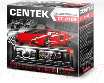 Изображение товара Бездисковая автомагнитола Centek CT-8109