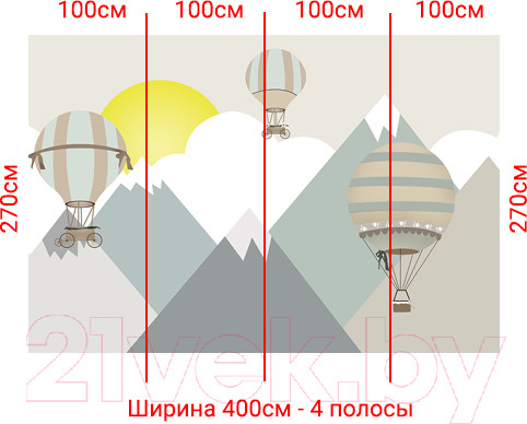 Изображение товара Фотообои листовые Arthata Fotooboi-3 (400x270)