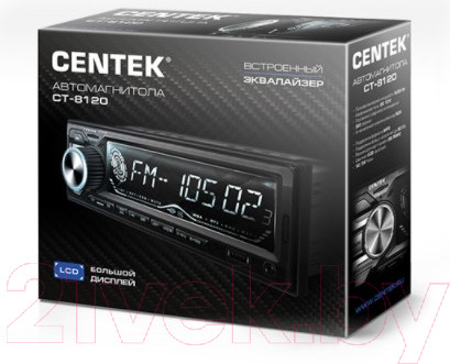 Изображение товара Бездисковая автомагнитола Centek CT-8120