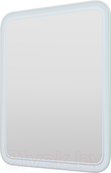 Изображение товара Зеркало Пекам Marta 2 80x90 / marta2-80x90scl (с подсветкой, сенсором на прикосновение и часами)