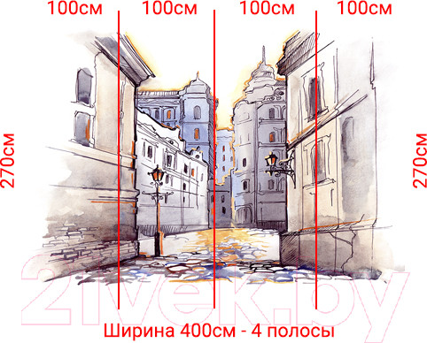 Изображение товара Фотообои листовые Arthata Fotooboi-11 (400x270)