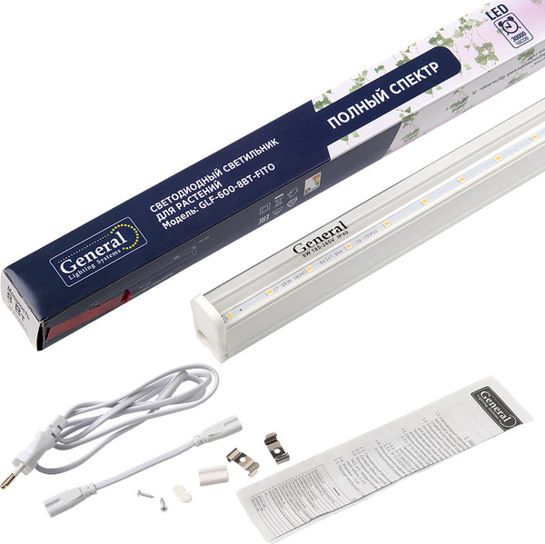 Изображение товара Светильник для растений General Lighting GLF1-1200-18BT-FITO 1/30 / 475605