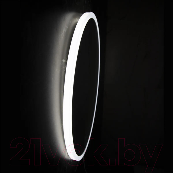 Изображение товара Зеркало Пекам Vesta 90x75 / Vesta-90x75scl (с подсветкой, сенсором на прикосновение и часами)