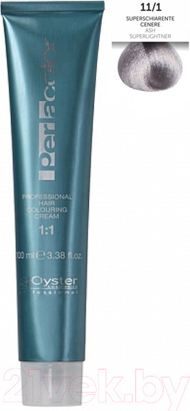Изображение товара Крем-краска для волос Oyster Cosmetics Perlacolor 11/1 (100мл)