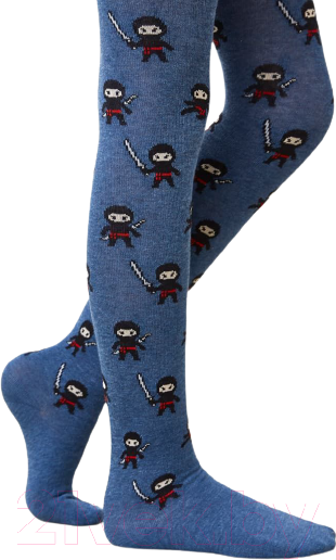 Изображение товара Колготки детские Mark Formelle 700K-1477 (р.128-134, светло-джинсовый меланж)