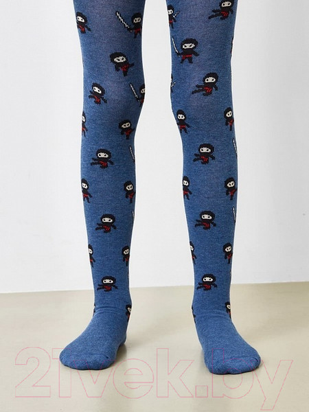 Изображение товара Колготки детские Mark Formelle 700K-1477 (р.128-134, светло-джинсовый меланж)