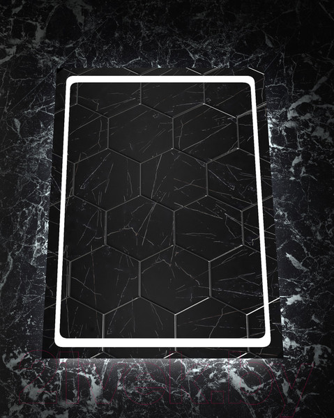 Изображение товара Зеркало Пекам Sandi 80x120 / Sandi-80x120s (с подсветкой и сенсором на прикосновение)