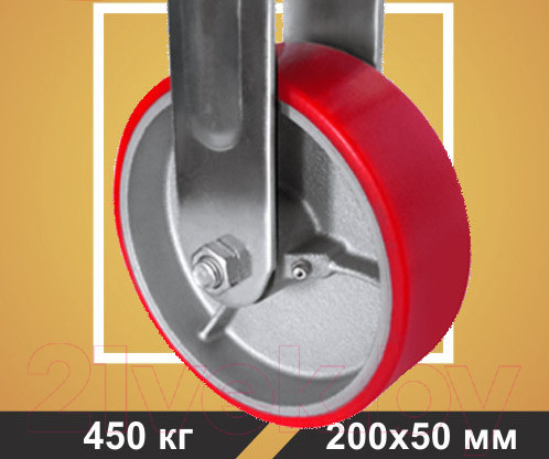 Изображение товара Опора колесная для тележки складской RAD CPUF 200 / 71037231