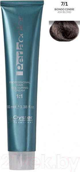 Изображение товара Крем-краска для волос Oyster Cosmetics Perlacolor 7/1 (100мл)