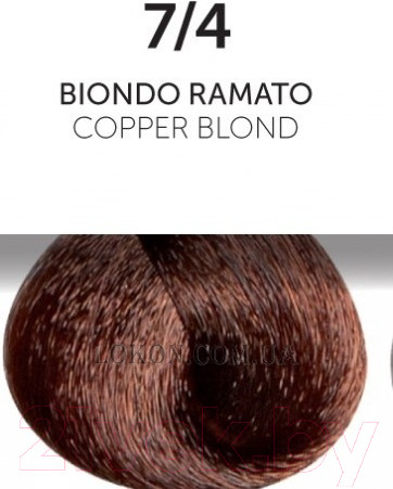 Изображение товара Крем-краска для волос Oyster Cosmetics Perlacolor 7/4 (100мл)