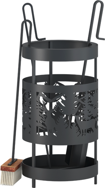 Изображение товара Каминный набор Везувий Русский Лес / N410B