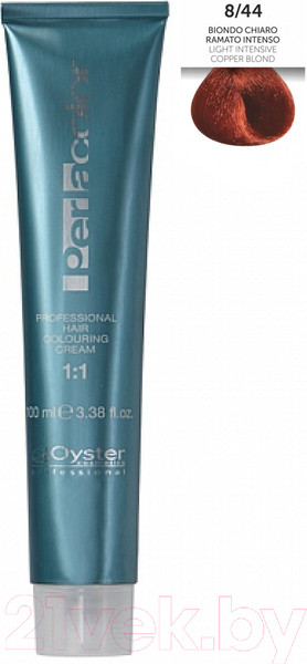 Изображение товара Крем-краска для волос Oyster Cosmetics Perlacolor 8/44 (100мл)
