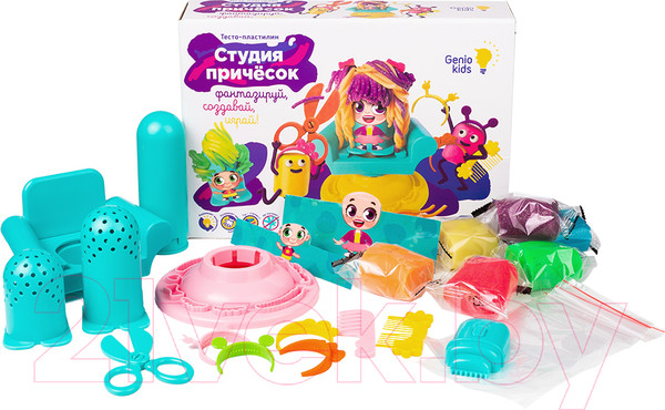 Изображение товара Набор для лепки Genio Kids Студия причесок / TA2003