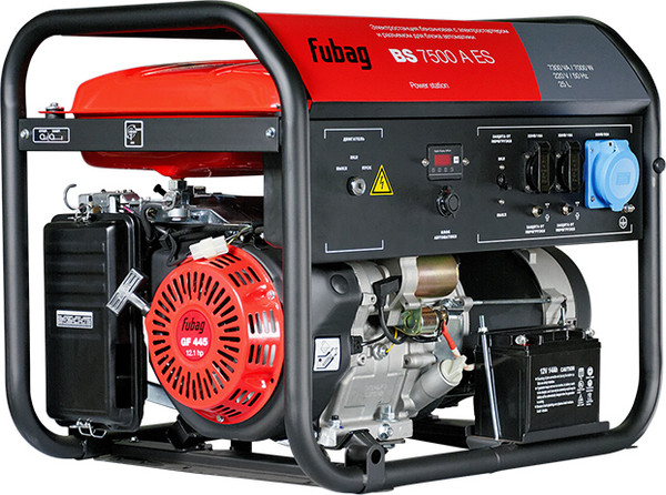 Изображение товара Бензиновый генератор Fubag BS 7500 A ES (641031)