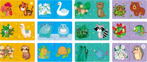 Изображение товара Развивающие карточки Айрис-пресс IQ игры. Угадай, кто где прячется / 9785811277414