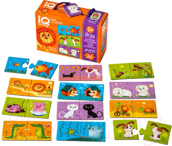 Изображение товара Развивающие карточки Айрис-пресс IQ игры. Угадай, что наоборот / 9785811277445