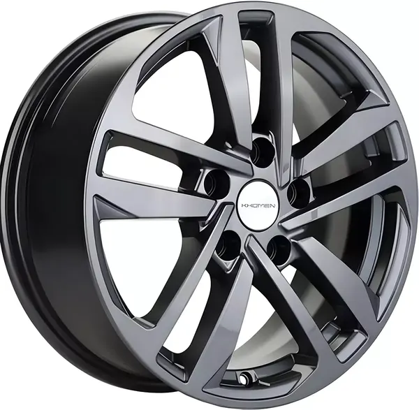 Литой диск Khomen KHW1612 16x6.5" 5x114.3мм DIA 60.1мм ET 45мм Gray (ZV_16 Camry/Corolla/Grand Vitara) — фото 3