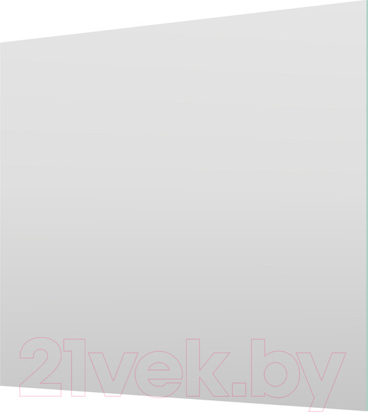 Изображение товара Зеркало Пекам Greta Fly 90x80 / GretaFly-90x80scl (с подсветкой, сенсором на прикосновение и часами)