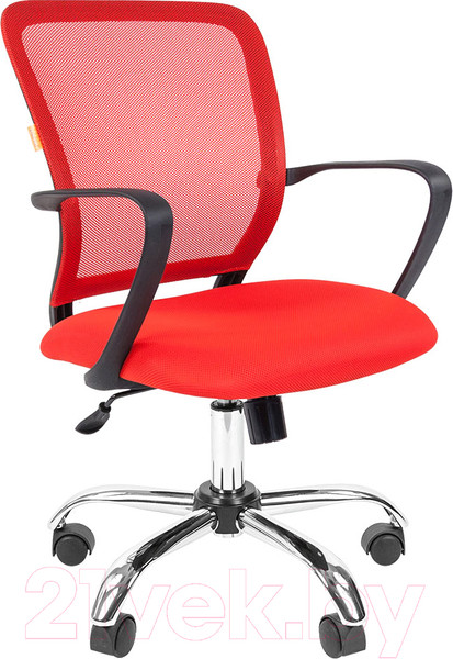 Изображение товара Кресло офисное Chairman 698 хром (TW-69, красный)