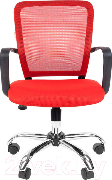 Изображение товара Кресло офисное Chairman 698 хром (TW-69, красный)