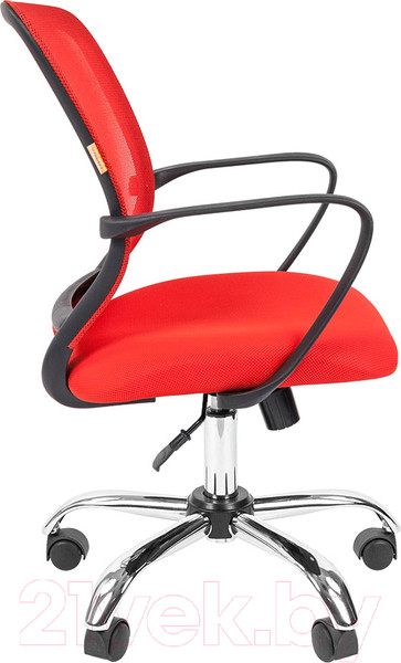 Изображение товара Кресло офисное Chairman 698 хром (TW-69, красный)