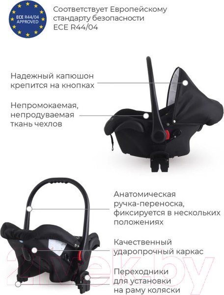 Изображение товара Автокресло Riko Carlo (черный)
