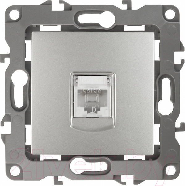 Изображение товара Розетка ЭРА 12-3107-03 / Б0014725 (алюминий)