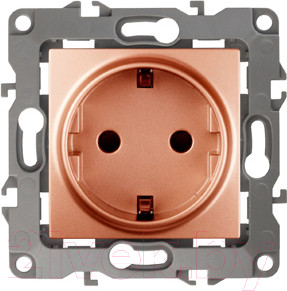 Изображение товара Розетка ЭРА Schuko 12-2101-14 / Б0019321 (медь)