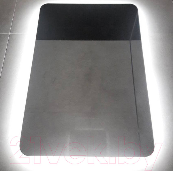Изображение товара Зеркало Пекам Marta Fly 80x100 / MartaFly-80x100spcl (с подсветкой, сенсором на прикосновение, подогревом и часами)