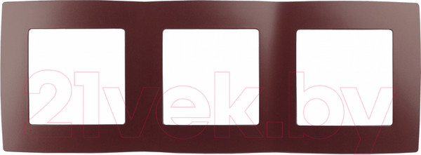 Изображение товара Рамка для выключателей и розеток ЭРА 12-5003-25 / Б0019408 (бордо)