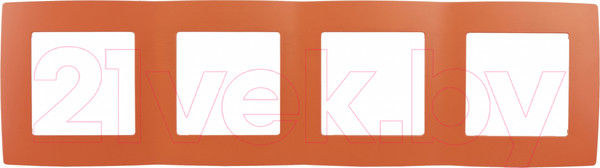 Изображение товара Рамка для выключателей и розеток ЭРА 12-5004-22 / Б0019414 (оранжевый)