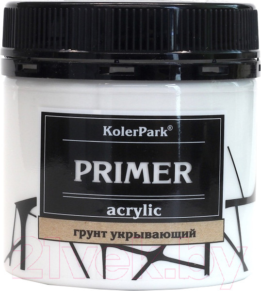 Изображение товара Грунт художественный KolerPark Акриловый (150мл, белый)