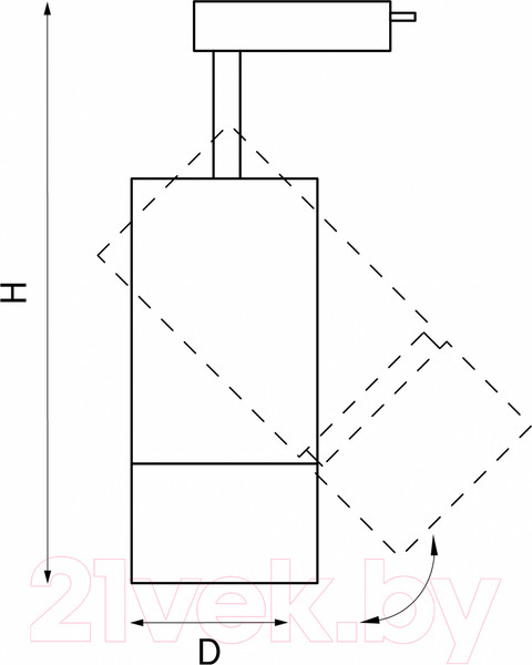 Изображение товара Трековый светильник Lightstar Volta 229446