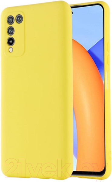 Изображение товара Чехол-накладка Case Cheap Liquid для Honor 10X Lite (желтый)