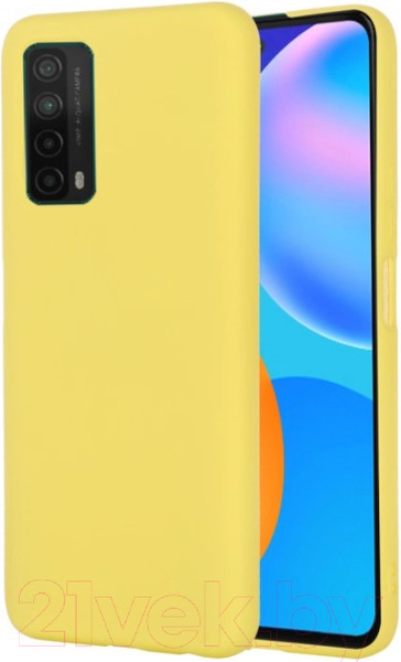 Изображение товара Чехол-накладка Case Cheap Liquid для Huawei P Smart 2021 (желтый)