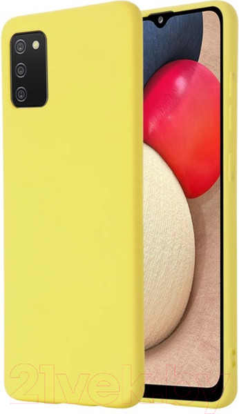 Изображение товара Чехол-накладка Case Cheap Liquid для Galaxy A02s (желтый)