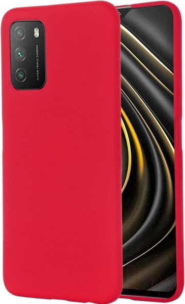 Изображение товара Чехол-накладка Case Cheap Liquid для Poco M3 (красный)