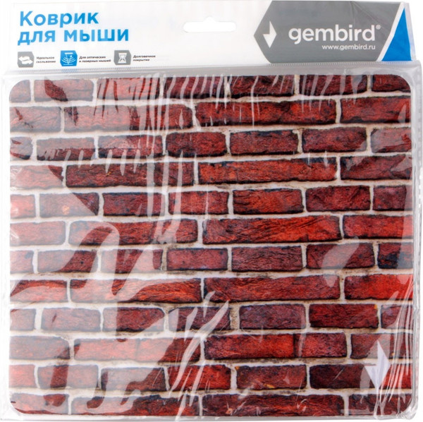 Изображение товара Коврик для мыши Gembird MP-BRICKS (кирпичи)