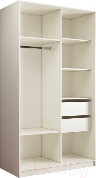 Изображение товара Шкаф-купе Евва 138 BBZ.12 / АЭП ШК.2 02 (бодега/бодега/жемчуг зерно)