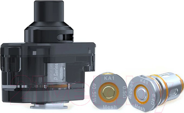 Изображение товара Картридж для электронного парогенератора Geekvape Obelisk 60 + 2 испарителя P Series