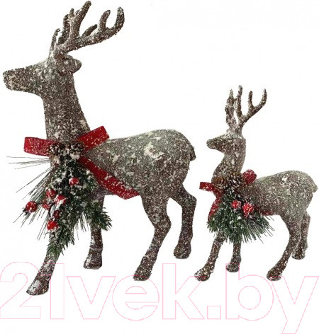 Изображение товара Фигура под елку Merry Bear Новогодний олень / E29-H21112 (46см)