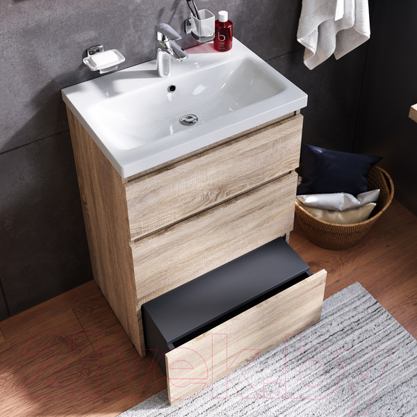 Изображение товара Комплект мебели для ванной AM.PM Gem S BK91GC