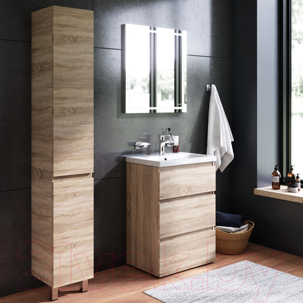 Изображение товара Комплект мебели для ванной AM.PM Gem S BK91GC