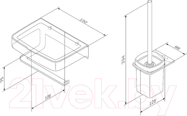 Изображение товара Унитаз напольный AM.PM Spirit CK70DC