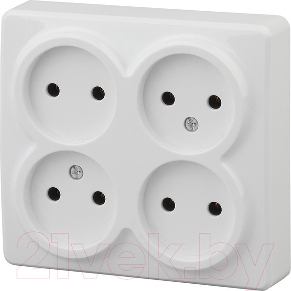 Изображение товара Розетка ЭРА Эксперт 11-2210-01 / Б0020706 (белый)