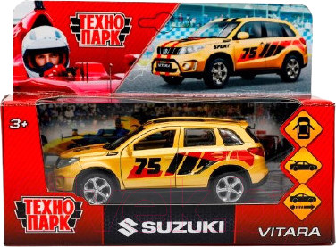 Изображение товара Автомобиль игрушечный Технопарк Suzuki Vitara S 2015 Спорт / VITARA-12SRT-YE (желтый)