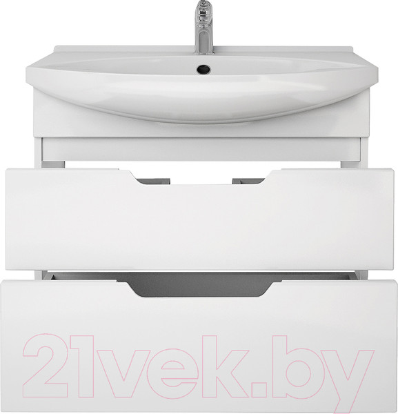Изображение товара Тумба под умывальник Dreja Laguna Plus 75 / 99.0106 (белый глянец)